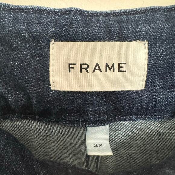 Frame women’s NWT’s Triple Binding wide leg high rise jeans. Size 32 - Picture 4 of 5